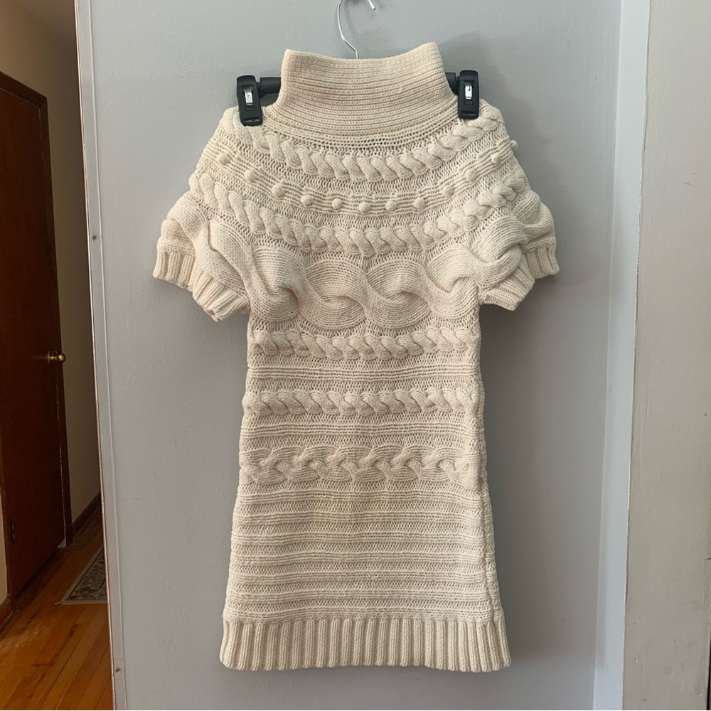 Kenzie White Sweater Dress